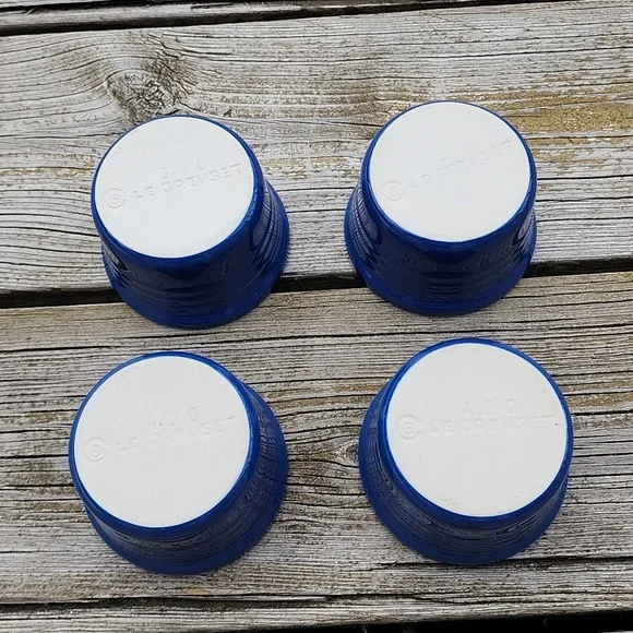 4 Le Creuset Stackable Ramekins Blueberry Color - Picture 8 of 16